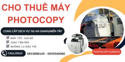Cho thu&ecirc; m&aacute;y photocopy tại An Giang