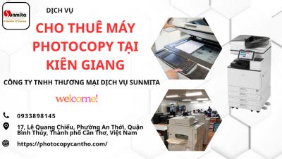 Cho thuê máy photocopy tại Kiên Giang